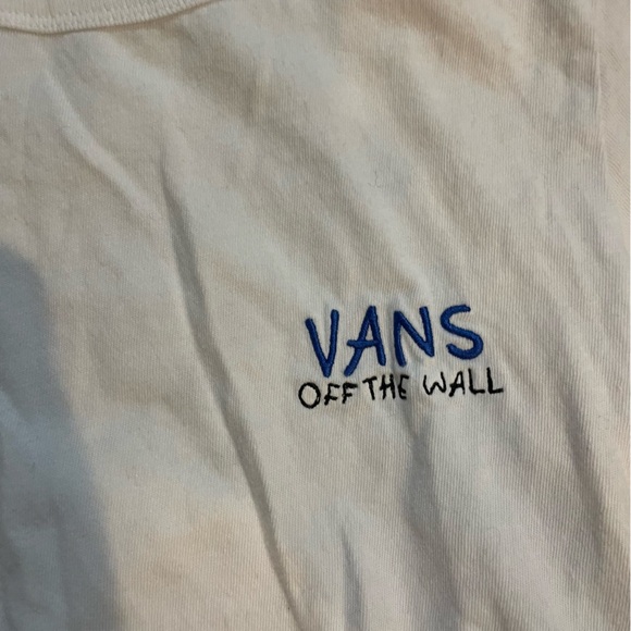 VANS x Breana Geering "Breana Skate" Baby Tee Women’s T-Shirt Small Skeleton - Picture 4 of 7